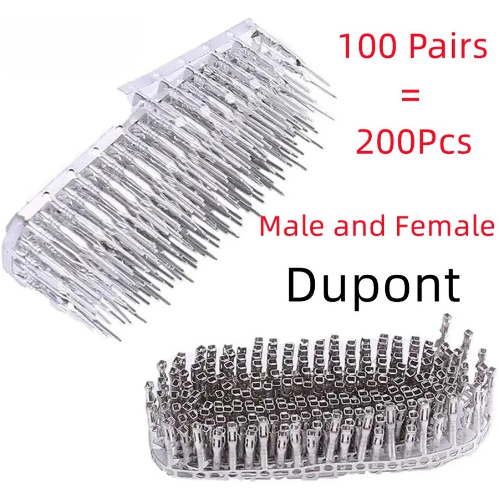 Jumper Wire Kit - 100 paia di connettori Dupont da