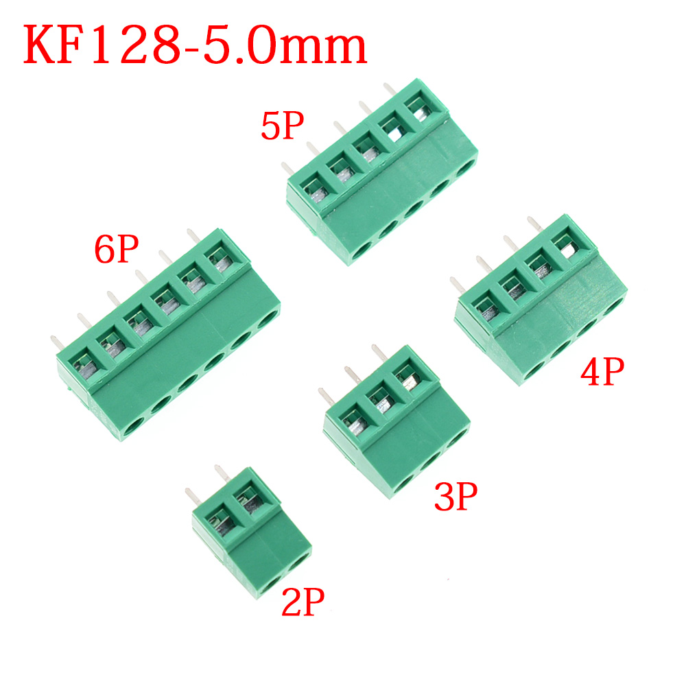 Screw Terminal Block - 10/50PCS KF128-5.0mm KF128 5.0 PCB Morsettiera