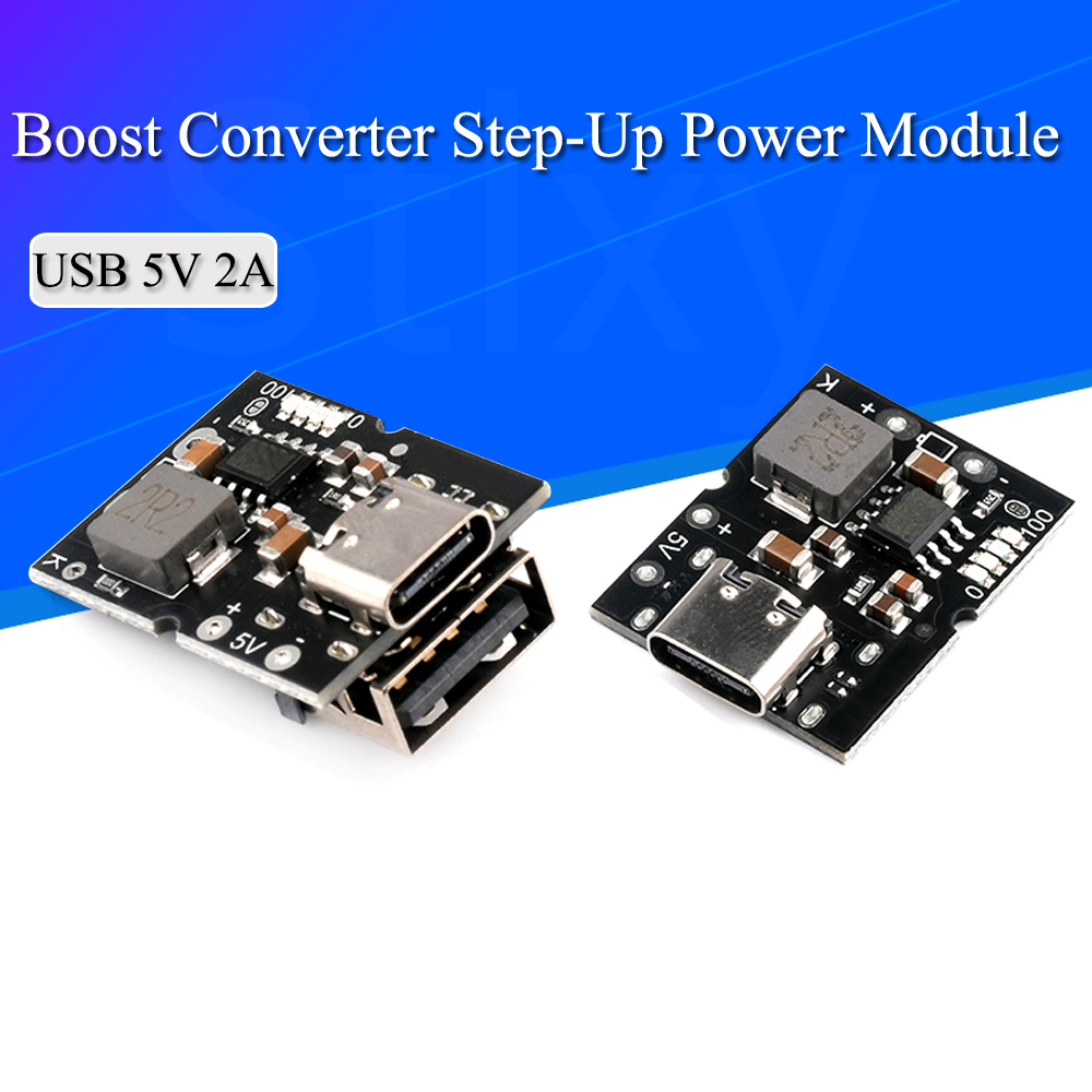 Li Ion Charger Module - Tipo-C USB 5V 2A Convertitore boost