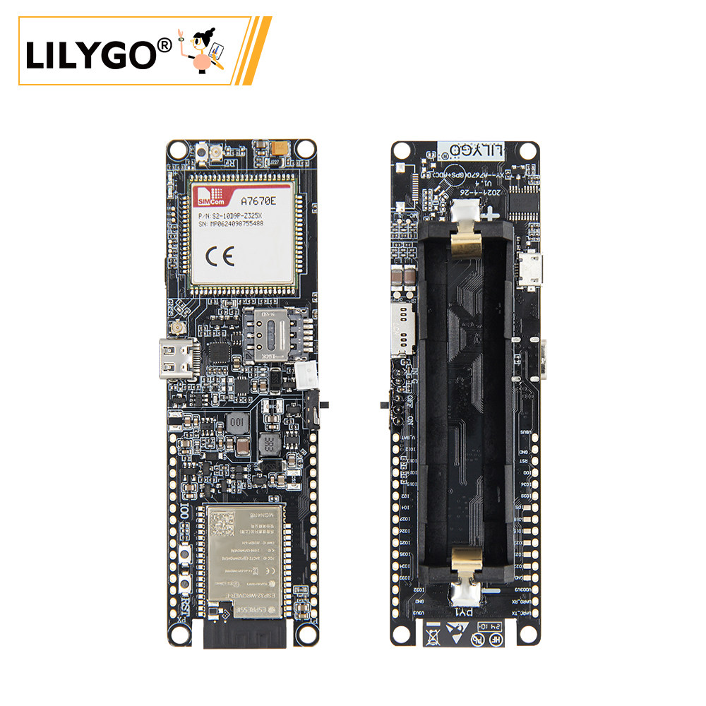 Esp32 Battery Holder Lipo - Modulo LILYGO T-A7670E ESP32, Supporta WiFi