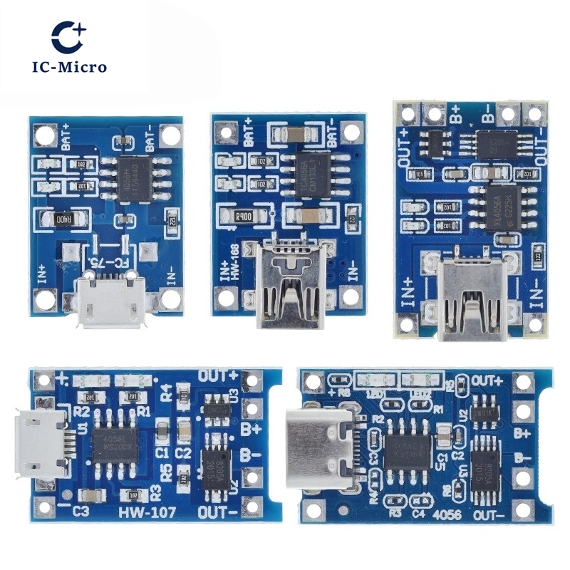 1/5PCS 5V 1A Micro/Type-c/Mini - Li Ion Charger Module recensione e prezzo