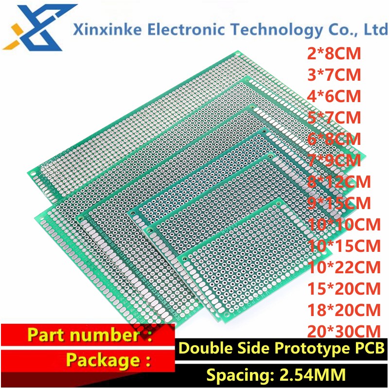 5PCS 2.54MM 7*9CM 3cm * 7cm 5x - Pcb Prototyping Board recensione e prezzo
