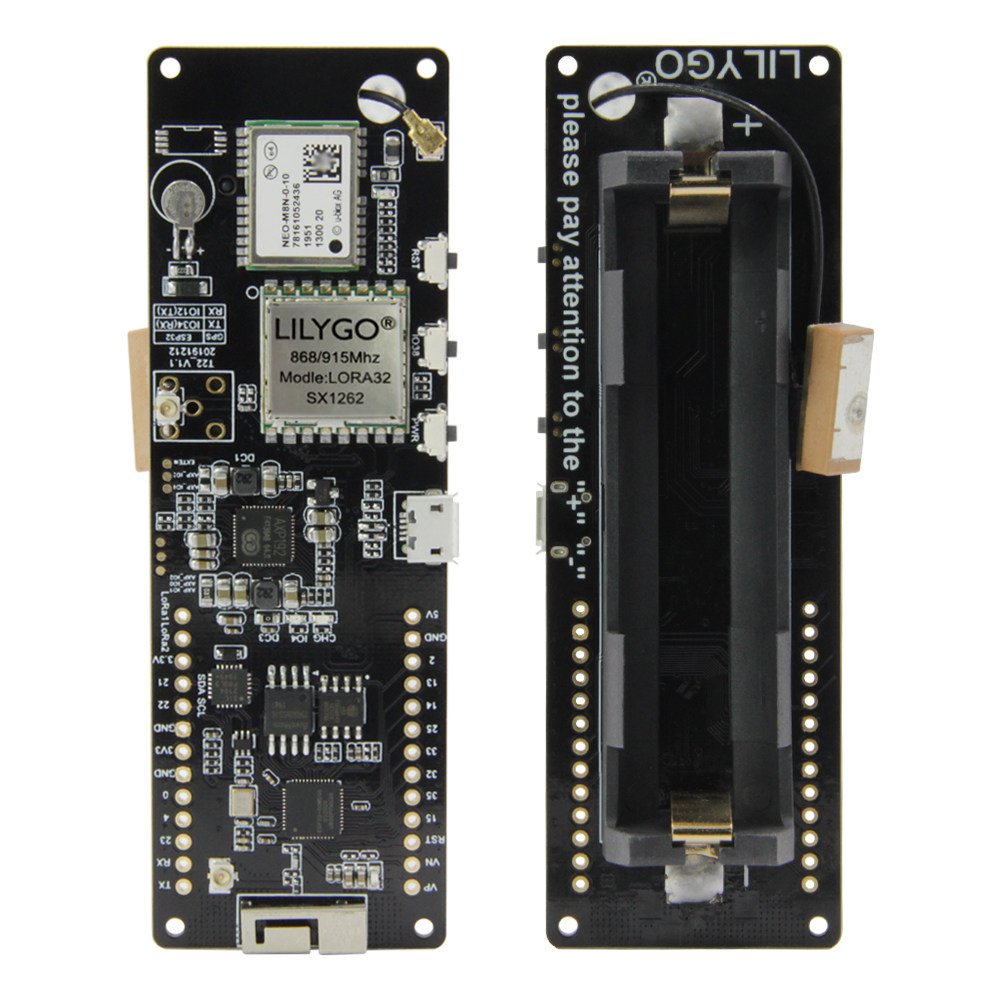 LILYGO T-BEAM V1.2 ESP32 LoRa  - Esp32 Battery Holder Lipo recensione e prezzo