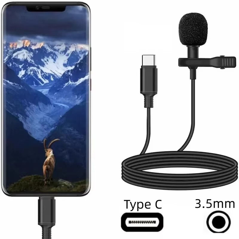 1-5 pezzi Microfono Lavalier M - Usb C Cable recensione e prezzo