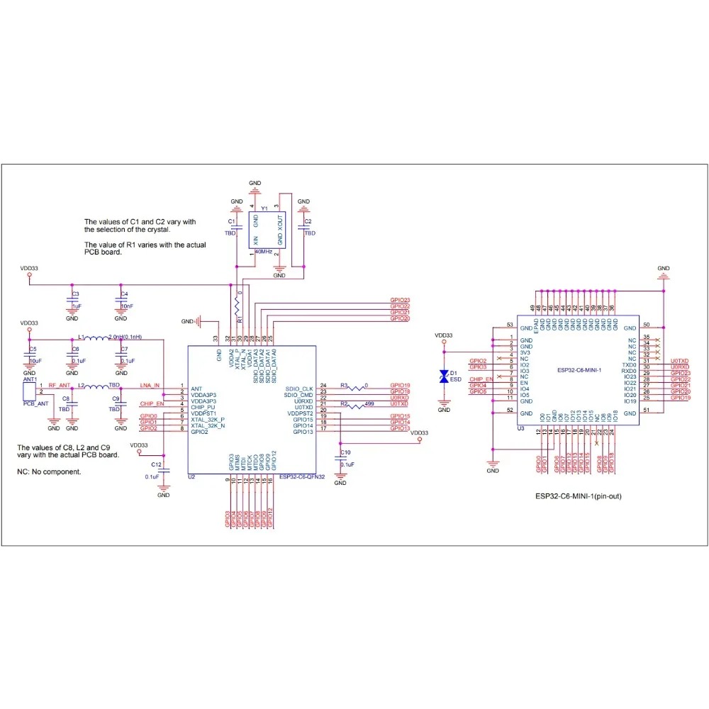2-100 Pezzi ESP32-C6-MINI-1U e - Ipex Connector recensione e prezzo
