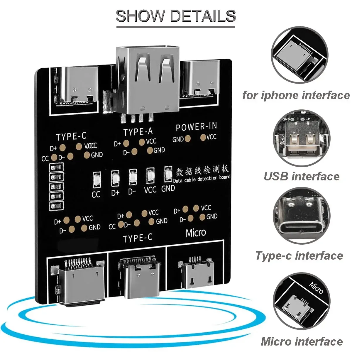 1-3 pezzi DT3 Tester USB Sched - Micro Usb Cable recensione e prezzo